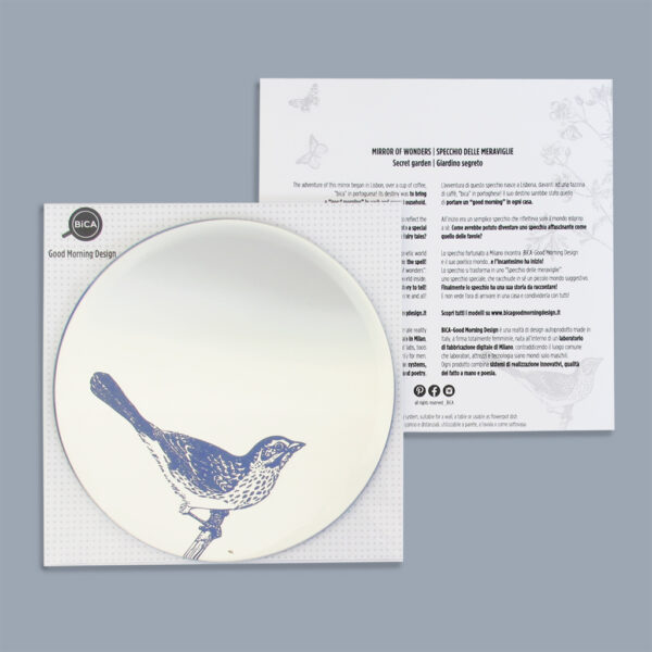 Bird Round Mirror packaging | BiCA-Good Morning Design