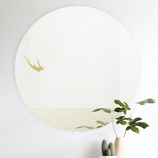 Grand pic | round mirror 60 cm | Female |BiCA-Good Morning Design