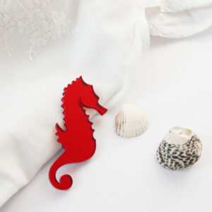 Hippocampus brooch | Spilla cavalluccio marino | BiCA-Good Morning Design