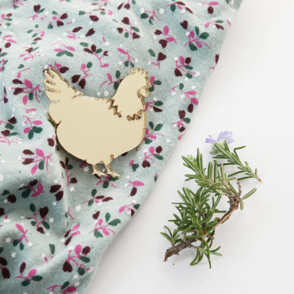 Chicken brooch | Spilla Gallinella | BiCA-Good Morning Design