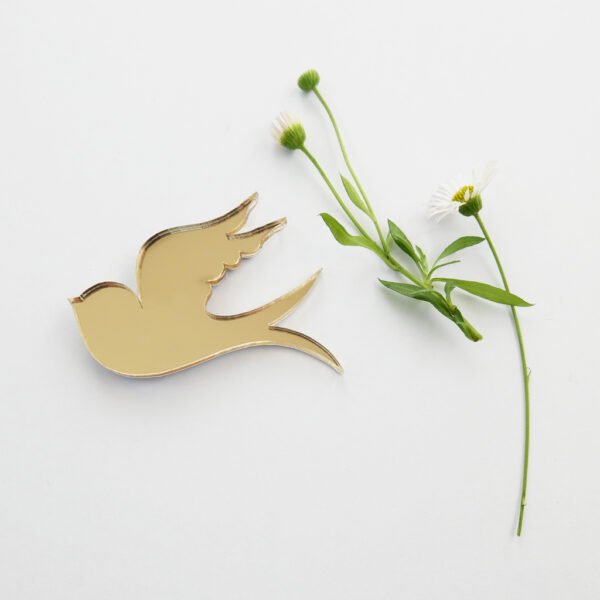 Swallow brooch | Spilla Rondine | BiCA-Good Morning Design