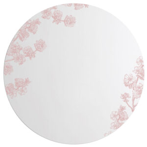 Prunus | Grande Specchio tondo rosa | BiCA-Good Morning Design
