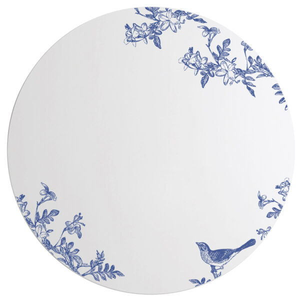 Jasminum | Grande Specchio tondo blu | BiCA-Good Morning Design