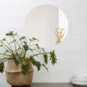 Specchio rotondo grande di design | ELEFANTE | Animalia round mirrors | BiCA-Good Morning Design