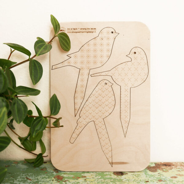 Uccellini legno per piante in vaso | Etichette e decorazioni per piante | | BiCA-Good Morning Design