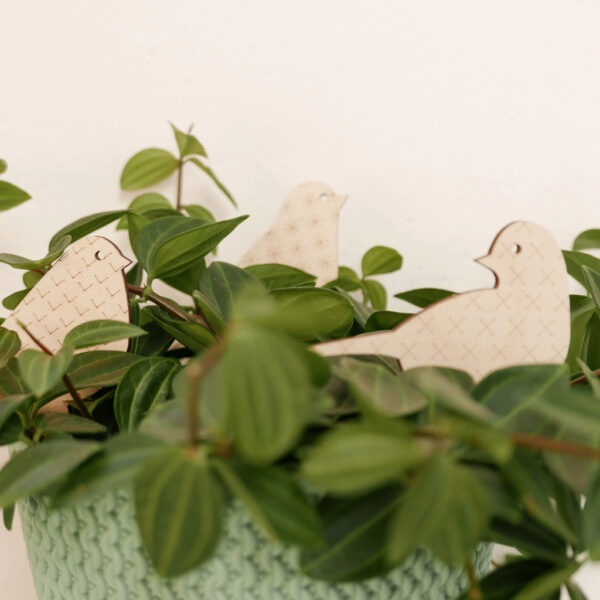 Uccellini legno per piante in vaso | Etichette e decorazioni per piante | | BiCA-Good Morning Design