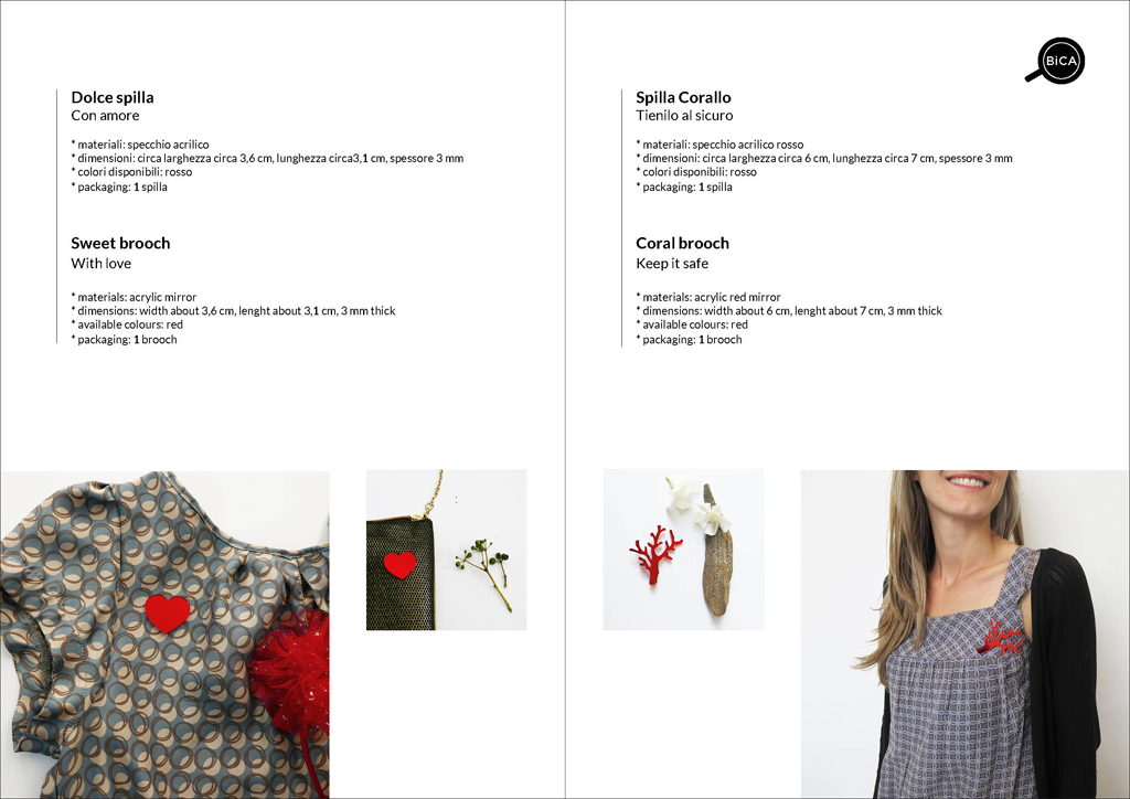 Spille | gioielli e accessori design italiano | Spille shop online | BiCA-Good Morning Design