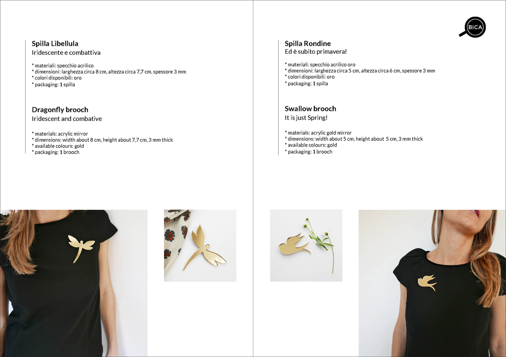 spille animali | gioielli e accessori design italiano | Spille shop online | BiCA-Good Morning Design