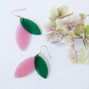 FOLIAGE ORECCHINI | orecchini pendenti foglie colorate| BiCA-Good Morning Design