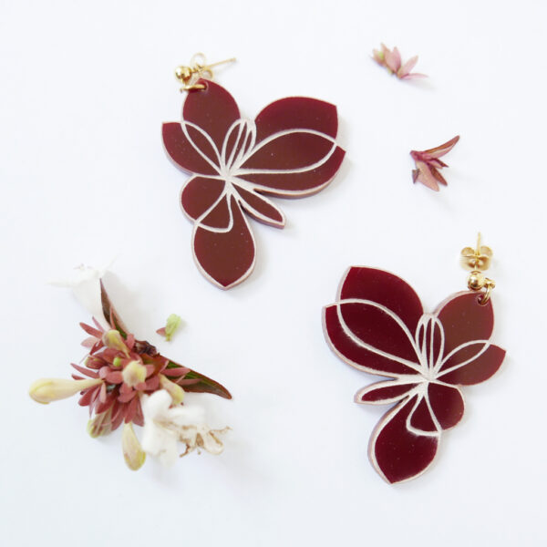 Blossom | orecchini floreali | flowers statement earrings BiCA-Good Morning Design