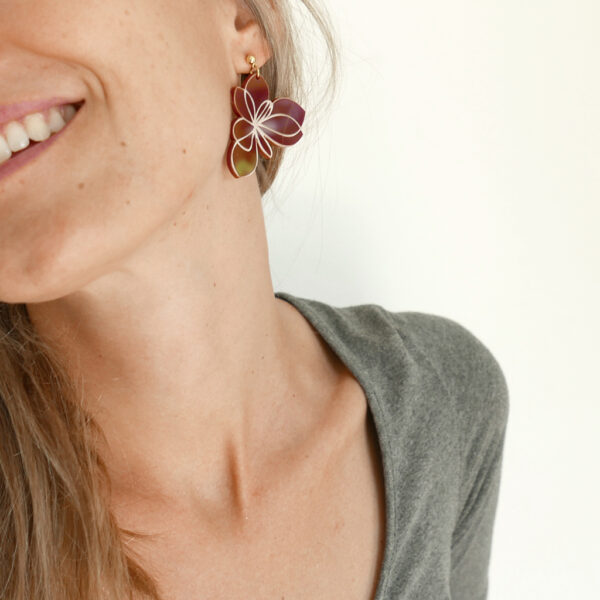 Blossom | orecchini floreali | flowers statement earrings BiCA-Good Morning Design