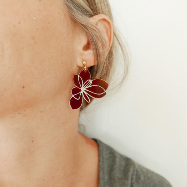 Blossom | orecchini floreali | flowers statement earrings BiCA-Good Morning Design