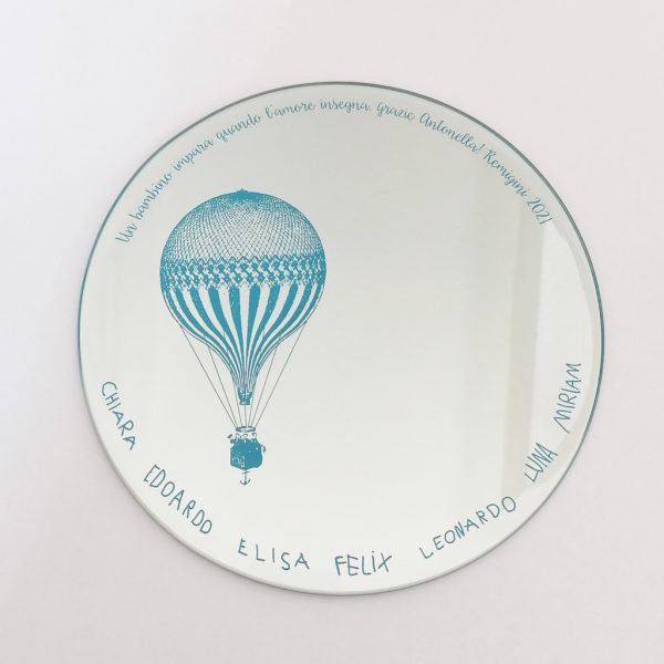 Specchio personalizzato con dedica | regalo personalizzato | BICA Good Morning Design