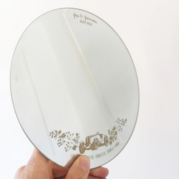 specchio regalo personalizzato BiCA Good Morning Design