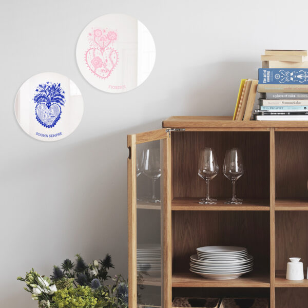 Specchi ex-voto | Cuori Sacri illustrazione di Enrica Mannari | BiCA-Good Morning Design