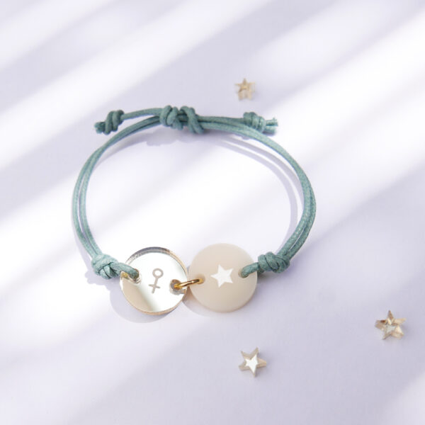 Braccialetto Pianeta Dominante con stellina | Gioielli oroscopo | in collaborazione con Ginny, astrologa di Una Parola Buona Per Tutti | BiCA-Good Morning Design