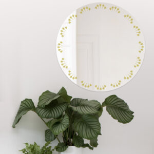 Specchio tondo grande Pinwheels, design Italiano | specchi decorativi artistici | BiCA Good Morning Design