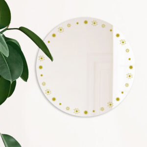 Specchio tondo grande Stars, design Italiano | specchi decorativi artistici | BiCA Good Morning Design